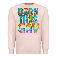 Pale Pink Western Born This Gay Premium Sweatshirt - BundleAndBundleShop