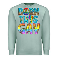 Seafoam Western Born This Gay Premium Sweatshirt - BundleAndBundleShop