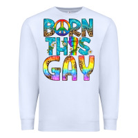 White Western Born This Gay Premium Sweatshirt - BundleAndBundleShop