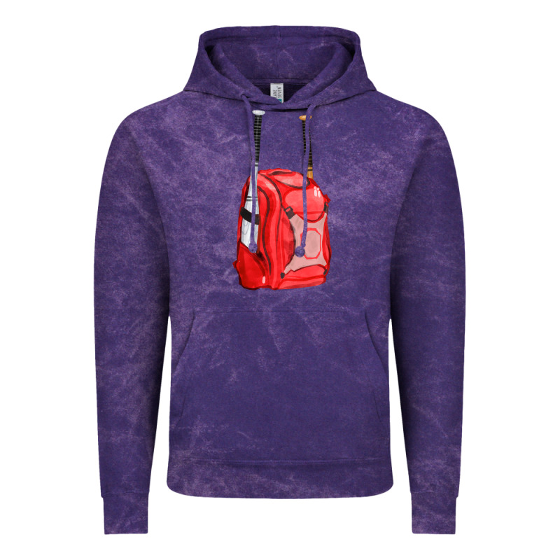 Red Bat Backpack Fa Element Vintage Hoodie by FaDigitalArtStudio | Teevron