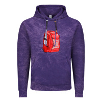 Cloud Purple red bat backpack fa element Vintage Hoodie - FaDigitalArtStudio