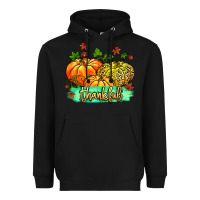 Black thankful pumpkins with glitter Heavyweight Hoodie - MaliasSmallBusiness