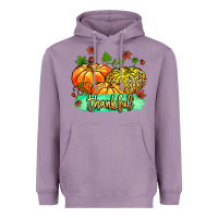 Lavender thankful pumpkins with glitter Heavyweight Hoodie - MaliasSmallBusiness