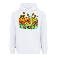 White thankful pumpkins with glitter Heavyweight Hoodie - MaliasSmallBusiness