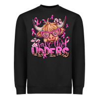 Black save the udders Heavyweight Sweatshirt - AdoDesignShop