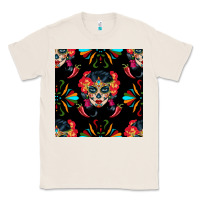 Natural sugar skull seamless pattern Classic Tee - BundleAndBundleShop