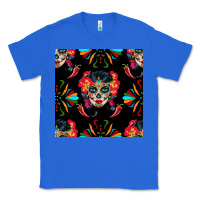 True Royal sugar skull seamless pattern Classic Tee - BundleAndBundleShop