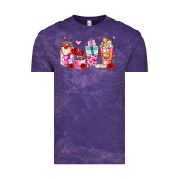 Cloud Purple valentines day coffee cup Vintage Tee - AdoDesignShop
