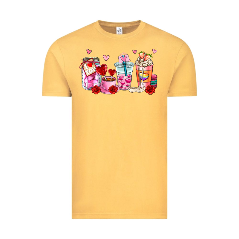 Valentines Day Coffee Cup Vintage Tee by AdoDesignShop | Teevron
