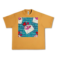 Peanut Butter valentines day envelope with hearts Urban Heavy Tee - BundleAndBundleShop