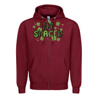 Burgundy fit shaced Zipper Hoodie - MaliasSmallBusiness