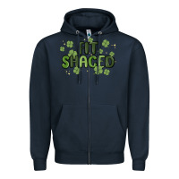 Navy fit shaced Zipper Hoodie - MaliasSmallBusiness