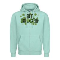 Seafoam fit shaced Zipper Hoodie - MaliasSmallBusiness