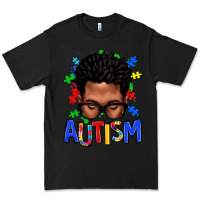 Black autism afro man Premium Tee - texasbilliewilder