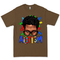 Cacao autism afro man Premium Tee - texasbilliewilder