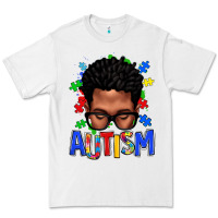 White autism afro man Premium Tee - texasbilliewilder