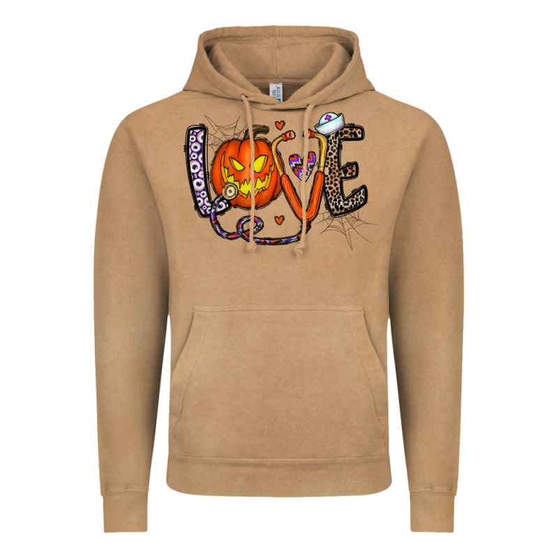 Love Halloween Vintage Hoodie by CowhideDigitalArt | Teevron