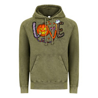 Vintage Olive love halloween Vintage Hoodie - CowhideDigitalArt