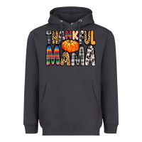 Smoke Thankful Mama Heavyweight Hoodie - MaliasSmallBusiness