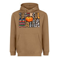 Toasted Coconut Thankful Mama Heavyweight Hoodie - MaliasSmallBusiness