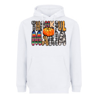 White Thankful Mama Heavyweight Hoodie - MaliasSmallBusiness