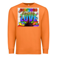 Carrot Everyone Deserves Love Pride LGBTQ+ Tumbler Premium Sweatshirt - BundleAndBundleShop