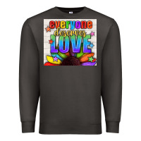 Everyone Deserves Love Pride Lgbtq+ Tumbler Premium Sweatshirt | Teevron