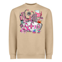 Mushroom nurse  and cancer Heavyweight Sweatshirt - AdoDesignShop
