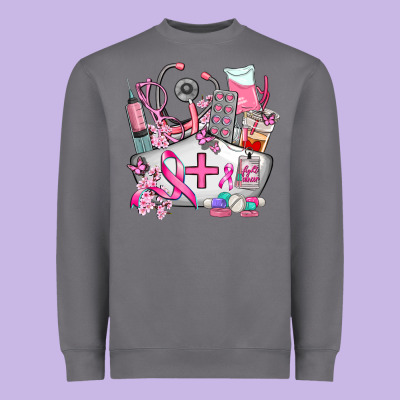 Nurse  And Cancer Heavyweight Sweatshirt Designed By Adodesignshop