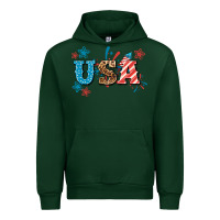 Forest Green USA 4th of july Urban Hoodie - HowdyJamesFarm