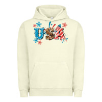 Pigment Pistachio USA 4th of july Urban Hoodie - HowdyJamesFarm