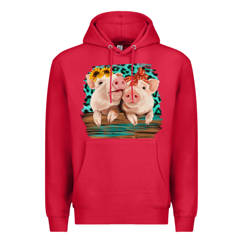 Cute Couple Pigs Premium Hoodie by Bettercallsaul | Teevron