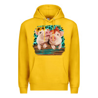 Lemon Cute Couple Pigs Premium Hoodie - Bettercallsaul