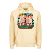 Pina Colada Cute Couple Pigs Premium Hoodie - Bettercallsaul