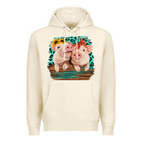Tofu Cute Couple Pigs Premium Hoodie - Bettercallsaul