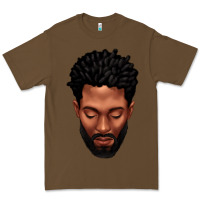 Cacao bearded black man portrait Premium Tee - texasbilliewilder