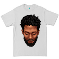 Dove Grey bearded black man portrait Premium Tee - texasbilliewilder