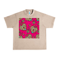 French Oak valentines day lock and key seamless pattern Urban Heavy Tee - BundleAndBundleShop