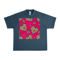 Midnight Navy valentines day lock and key seamless pattern Urban Heavy Tee - BundleAndBundleShop