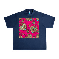 Navy valentines day lock and key seamless pattern Urban Heavy Tee - BundleAndBundleShop