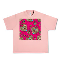 Salmon valentines day lock and key seamless pattern Urban Heavy Tee - BundleAndBundleShop