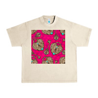 Sandshell valentines day lock and key seamless pattern Urban Heavy Tee - BundleAndBundleShop