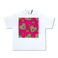White valentines day lock and key seamless pattern Urban Heavy Tee - BundleAndBundleShop