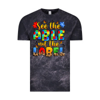 Cloud Black see the able not the label Vintage Tee - JahusDesignShop