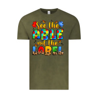 Vintage Olive see the able not the label Vintage Tee - JahusDesignShop