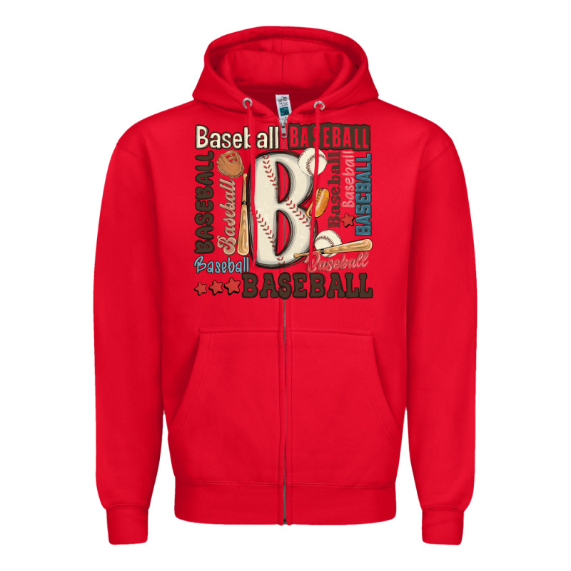 Baseball Zipper Hoodie by MaliasSmallBusiness | Teevron