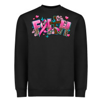 Black cancer faith cross Heavyweight Sweatshirt - AdoDesignShop