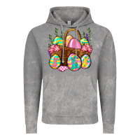 Cloud Rock Easter eggs with basket Easter Day Vintage Hoodie - Neo Western