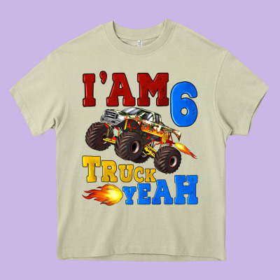 I'am Six Truck Yeah Heavy Core Tee Designed By Artiststas
