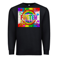 Black Foster Love LGBTQ+ Tumbler Premium Sweatshirt - BundleAndBundleShop